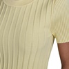 image:imageKarl Lagerfeld Womens Ribbed Short Sleeve SweaterPanna Cotta