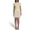 image:imageKarl Lagerfeld Womens Ribbed Short Sleeve SweaterPanna Cotta