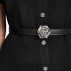 image:imageKarl Lagerfeld Womens Rosette Belt Short Sleeve BlouseBlack