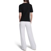 image:imageKarl Lagerfeld Womens Rosette Buttons Crew Neck SweaterBlackSoft White