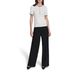 image:imageKarl Lagerfeld Womens Rosette Buttons Crew Neck SweaterSoft WhiteBlack