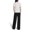 image:imageKarl Lagerfeld Womens Rosette Buttons Crew Neck SweaterSoft WhiteBlack