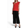 image:imageKarl Lagerfeld Womens Ruffle Sleeve Lightweight Dainty BlouseApple