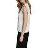 image:imageKarl Lagerfeld Womens Ruffle Sleeve Lightweight Dainty BlouseSoft White