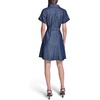 image:imageKarl Lagerfeld Womens Short Sleeve Collar Chambray Shirt Dress Fit and Flare DressDark Wash