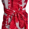 image:imageKarl Lagerfeld Womens Short Sleeve Collar Printed Ecovero Shirt Dress Sash Belt DressTomato Multi