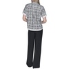image:imageKarl Lagerfeld Womens Short Sleeve Collared Button Down Printed Camp ShirtBlackBisque