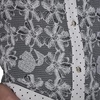 image:imageKarl Lagerfeld Womens Short Sleeve Collared Button Down Printed Camp ShirtBlackBisque