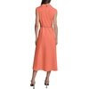 image:imageKarl Lagerfeld Womens Short Sleeve Collared Neck Floral Ottoman Midi Chain Belt DressCamelia