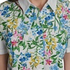 image:imageKarl Lagerfeld Womens Short Sleeve Collared Neck Placed Floral Button DownSoft White Combo