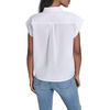 image:imageKarl Lagerfeld Womens Short Sleeve Collared Neck Placed Floral Button DownWhite