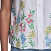 image:imageKarl Lagerfeld Womens Short Sleeve Collared Neck Placed Floral Button DownWhite
