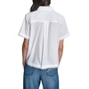 image:imageKarl Lagerfeld Womens Short Sleeve Collared Neck Poplin Button DownWhite