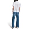 image:imageKarl Lagerfeld Womens Short Sleeve Collared Neck Poplin Button DownWhite