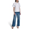 image:imageKarl Lagerfeld Womens Short Sleeve Collared Neck Poplin Button DownWhite