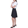 image:imageKarl Lagerfeld Womens Short Sleeve Collared Pearl Detail Scuba Crepe Fit and Flare DressSoft White Black