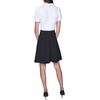 image:imageKarl Lagerfeld Womens Short Sleeve Collared Pearl Detail Scuba Crepe Fit and Flare DressSoft White Black