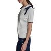 image:imageKarl Lagerfeld Womens Short Sleeve Crew Neck Bow Shoulder SweaterSoft WhiteNaval Academy