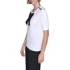 image:imageKarl Lagerfeld Womens Short Sleeve Crew Neck Bow SweaterSoft WhiteBlack