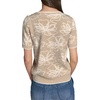 image:imageKarl Lagerfeld Womens Short Sleeve Crew Neck Floral SweaterFresh MintSoft White