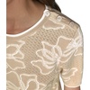 image:imageKarl Lagerfeld Womens Short Sleeve Crew Neck Floral SweaterFresh MintSoft White