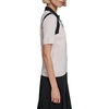 image:imageKarl Lagerfeld Womens Short Sleeve Crew Neck Johnny Collar SweaterBisqueBlack