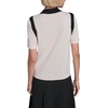 image:imageKarl Lagerfeld Womens Short Sleeve Crew Neck Johnny Collar SweaterBisqueBlack