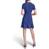image:imageKarl Lagerfeld Womens Short Sleeve Crew Neck Scuba Crepe Aline Flounce Hem DressMaritime