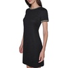 image:imageKarl Lagerfeld Womens Short Sleeve Knit Tweed Aline DressBlack