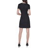 image:imageKarl Lagerfeld Womens Short Sleeve Knit Tweed Aline DressBlack