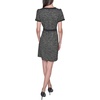 image:imageKarl Lagerfeld Womens Short Sleeve Metallic Brocade Aline DressBlack MultiBlack