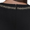image:imageKarl Lagerfeld Womens Short Sleeve Scuba Crepe Aline DressBlack