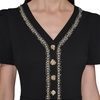 image:imageKarl Lagerfeld Womens Short Sleeve Scuba Crepe Aline DressBlack