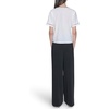image:imageKarl Lagerfeld Womens Short Sleeve VNeck with Crystal Bow TopSoft White