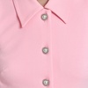 image:imageKarl Lagerfeld Womens Sleeveless Collared Button Front Aline Mini DressAlmond Blossom