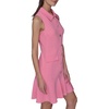 image:imageKarl Lagerfeld Womens Sleeveless Collared Button Front Aline Mini DressPink Sherbet