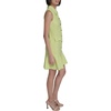 image:imageKarl Lagerfeld Womens Sleeveless Collared Button Front Aline Mini DressTea Green