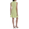 image:imageKarl Lagerfeld Womens Sleeveless Collared Button Front Aline Mini DressTea Green