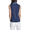 image:imageKarl Lagerfeld Womens Sleeveless Collared Neck Denim Collar Tank TopNaval Academy