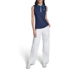 image:imageKarl Lagerfeld Womens Sleeveless Collared Neck Denim Collar Tank TopNaval Academy