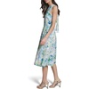 image:imageKarl Lagerfeld Womens Sleeveless Crew Neck All Over Whimsy Print Tie Back Midi DressSky Blue Multi