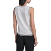 image:imageKarl Lagerfeld Womens Sleeveless Delicate Sweater with Classic Karl Theme EmbroiderySoft WhiteBlack