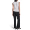 image:imageKarl Lagerfeld Womens Sleeveless Delicate Sweater with Classic Karl Theme EmbroiderySoft WhiteBlack