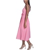 image:imageKarl Lagerfeld Womens Sleeveless Drop Waist Midi Dress with Flower Applique BeltPink Sherbet