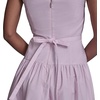 image:imageKarl Lagerfeld Womens Sleeveless Drop Waist Midi Dress with Flower Applique BeltPink SherbetTea Green Combo