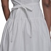 image:imageKarl Lagerfeld Womens Sleeveless Drop Waist Midi Dress with Flower Applique BeltSoft White