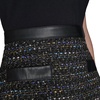 image:imageKarl Lagerfeld Womens Sleeveless Embellished Tweed Flounce Hem aline DressBlack MultiBlack