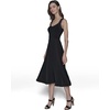 image:imageKarl Lagerfeld Womens Sleeveless Feminine Karl Logo DressBlack