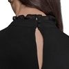 image:imageKarl Lagerfeld Womens Sleeveless Mock Neck Tweed Skirt Twofer Mini DressBlackGold Multi