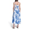 image:imageKarl Lagerfeld Womens Sleeveless Rope Belt Aline Maxi DressPorcelain Blue Multi